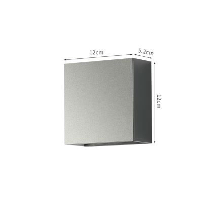 Brilagi - LED vanjsko zidno svjetlo DOUBLERAY LED/4W/230V antracit IP65