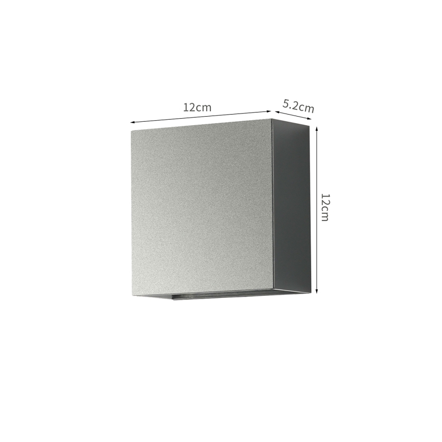 Brilagi - LED vanjsko zidno svjetlo DOUBLERAY LED/4W/230V antracit IP65