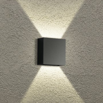 Brilagi - LED Vanjsko zidno svjetlo DOUBLERAY LED/4W/230V crno IP65