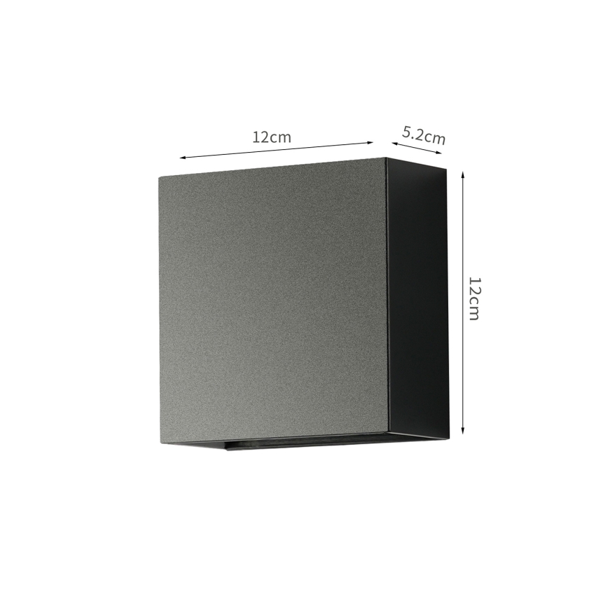 Brilagi - LED Vanjsko zidno svjetlo DOUBLERAY LED/4W/230V crno IP65