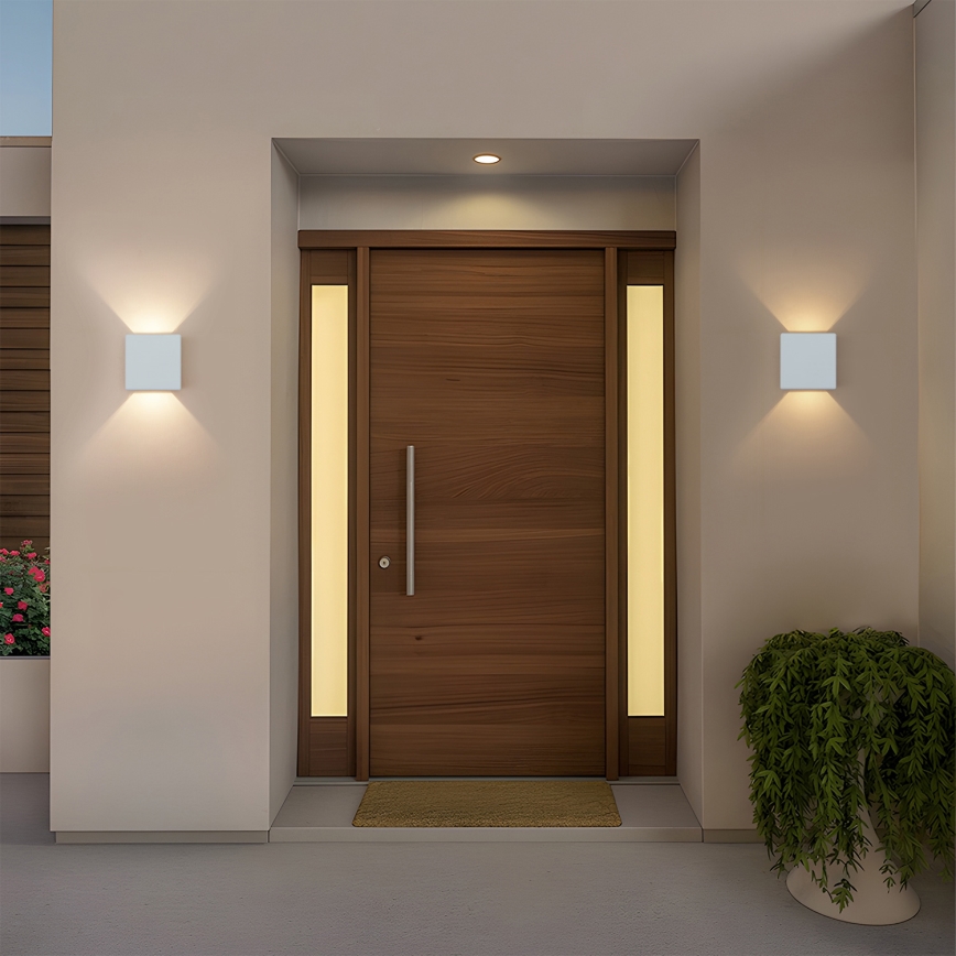 Brilagi - LED vanjsko zidno svjetlo DOUBLERAY LED/6W/230V bijelo IP54