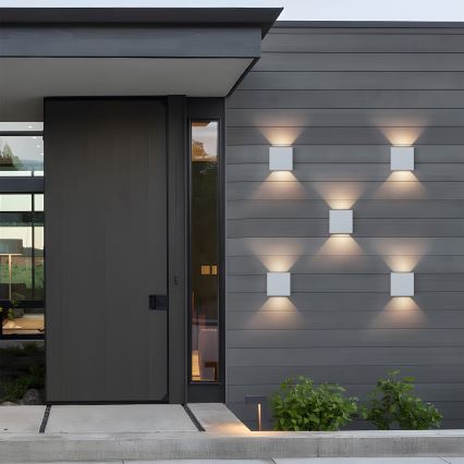 Brilagi - LED vanjsko zidno svjetlo DOUBLERAY LED/6W/230V bijelo IP54