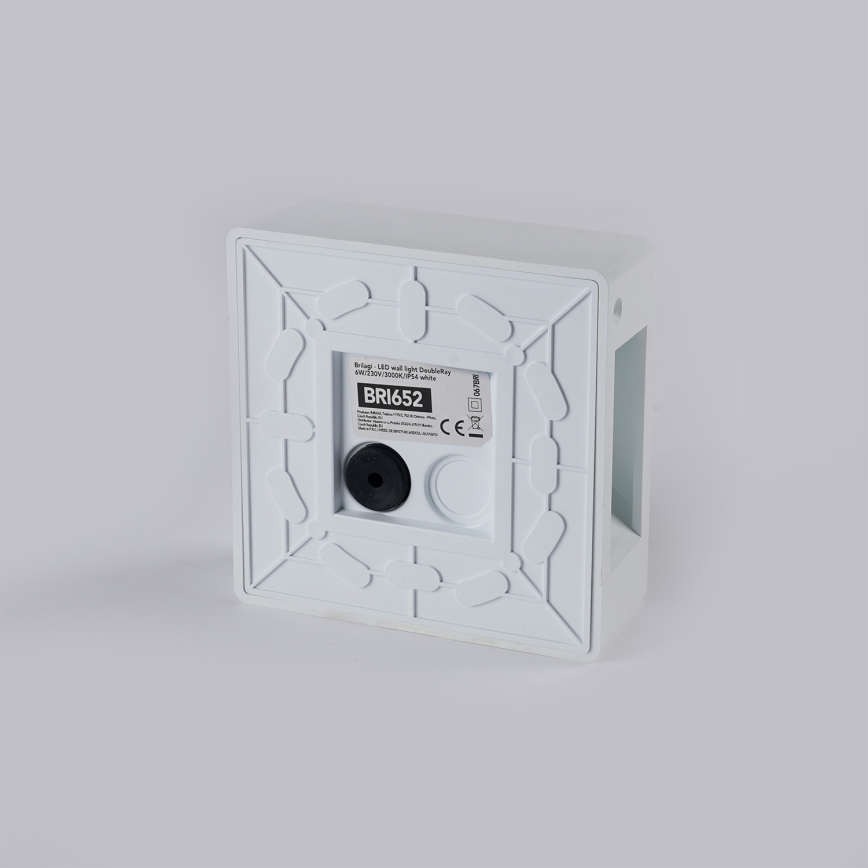 Brilagi - LED vanjsko zidno svjetlo DOUBLERAY LED/6W/230V bijelo IP54