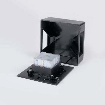 Brilagi - LED vanjsko zidno svjetlo DOUBLERAY LED/6W/230V crno IP54