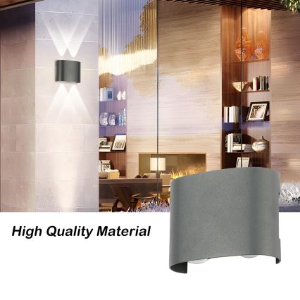 Brilagi - LED Vanjsko zidno svjetlo FLAREBOX LED/4W/230V antracit IP65