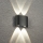 Brilagi - LED vanjsko zidno svjetlo FLAREBOX LED/4W/230V crno IP65