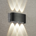 Brilagi - LED vanjsko zidno svjetlo FLAREBOX LED/6W/230V crno IP65