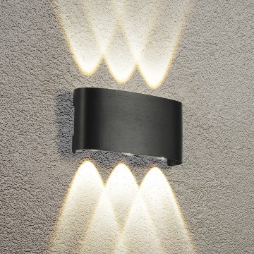 Brilagi - LED vanjsko zidno svjetlo FLAREBOX LED/6W/230V crno IP65