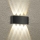 Brilagi - LED vanjsko zidno svjetlo FLAREBOX LED/8W/230V crno IP65
