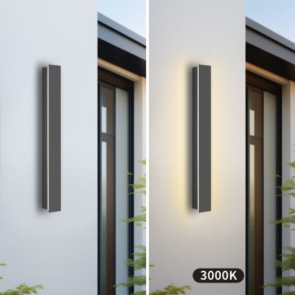 Brilagi - LED vanjska zidna svjetiljka LINEAR LED/12W/230V 3000K IP65 50 cm antracit CRI 90