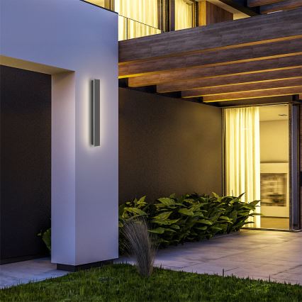 Brilagi - LED vanjska zidna svjetiljka LINEAR LED/12W/230V 3000K IP65 50 cm antracit CRI 90