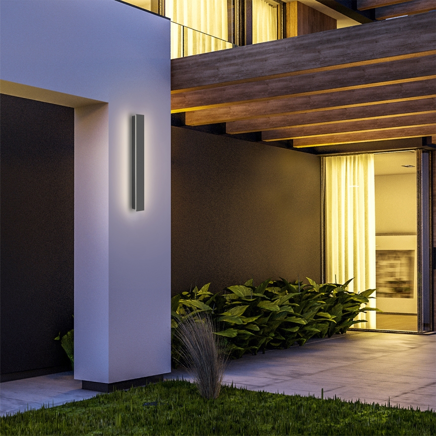 Brilagi - LED vanjska zidna svjetiljka LINEAR LED/12W/230V 3000K IP65 50 cm antracit CRI 90