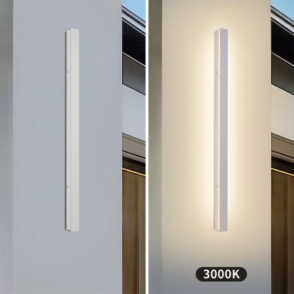 Brilagi - LED vanjska zidna svjetiljka LINEAR LED/22W/230V 3000K IP65 100 cm bijela CRI 90