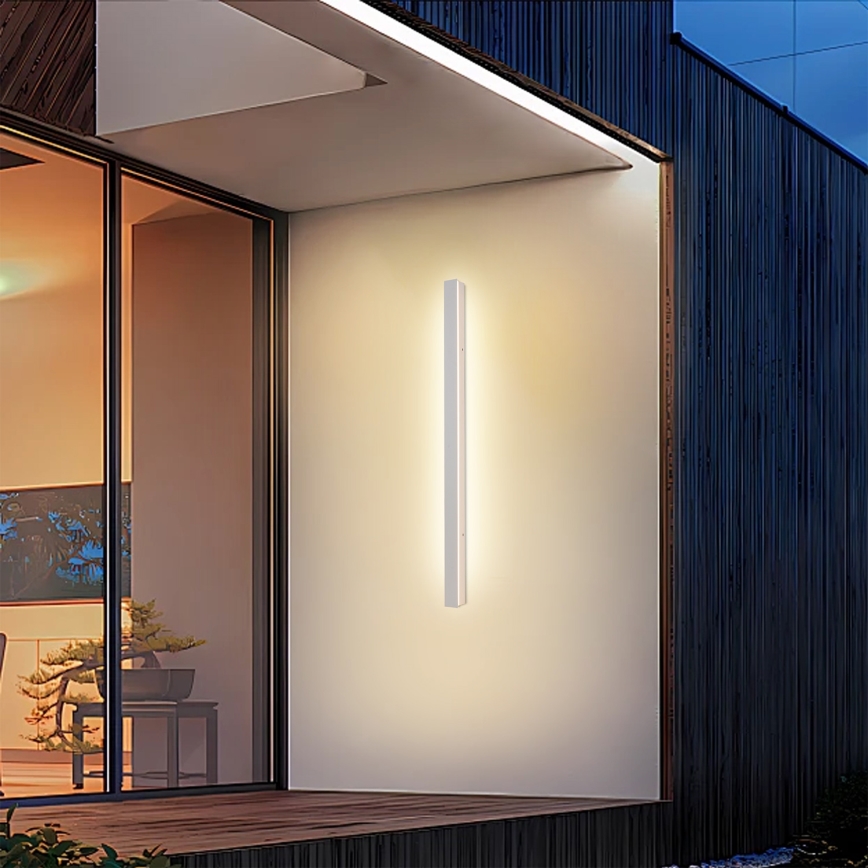 Brilagi - LED vanjska zidna svjetiljka LINEAR LED/22W/230V 3000K IP65 100 cm bijela CRI 90