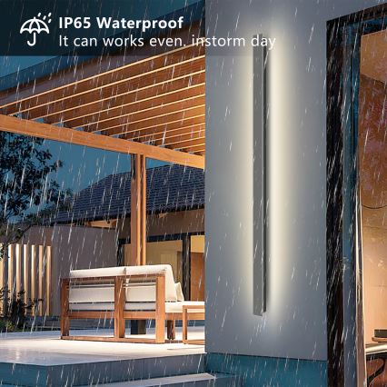 Brilagi - LINEAR LED vanjska zidna svjetiljka LED/32W/230V 3000K IP65 140 cm antracit CRI 90