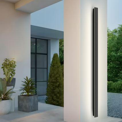 Brilagi - LED Vanjsko zidno svjetlo LINEAR LED/32W/230V 3000K IP65 140 cm crno CRI 90