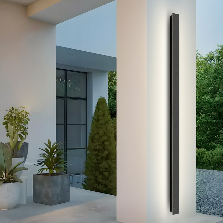 Brilagi - LED Vanjsko zidno svjetlo LINEAR LED/32W/230V 3000K IP65 140 cm crno CRI 90