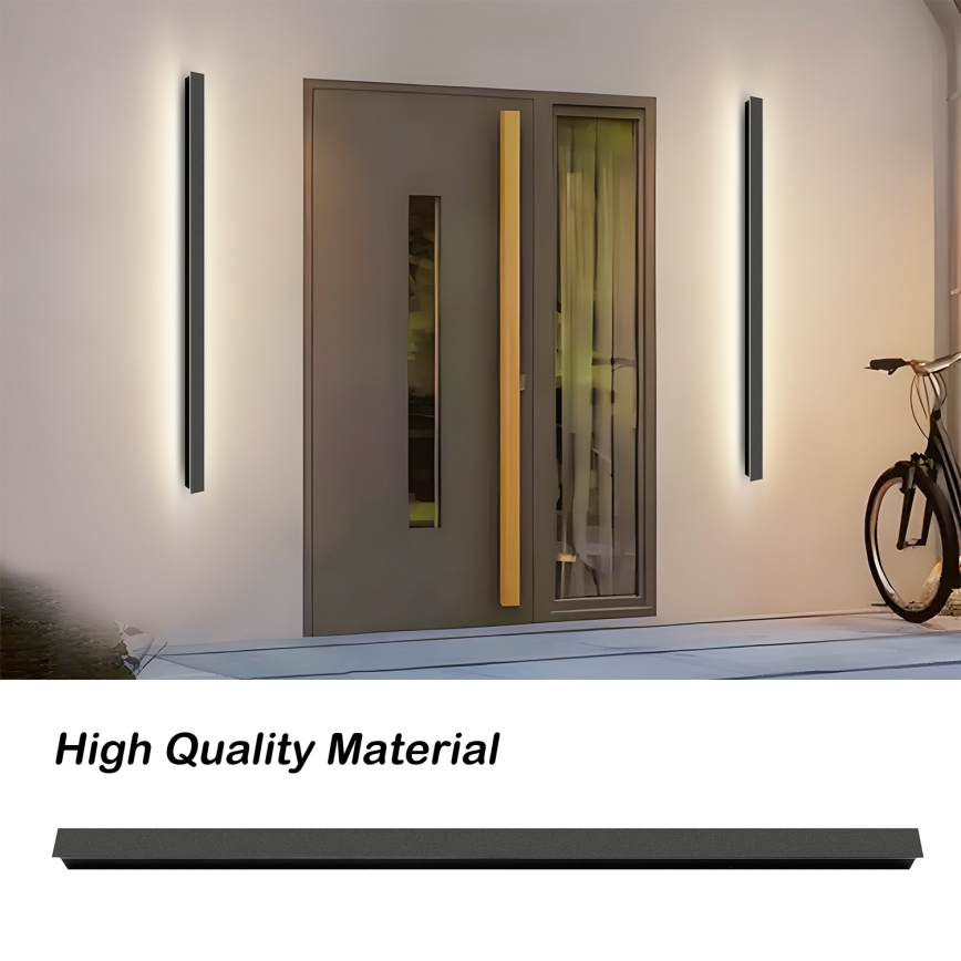 Brilagi - LED Vanjsko zidno svjetlo LINEAR LED/32W/230V 3000K IP65 140 cm crno CRI 90