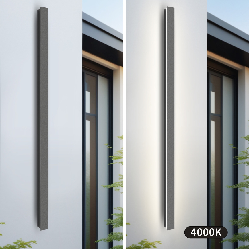 Brilagi - LED vanjsko zidno svjetlo LINEAR 32W/230V 4000K IP65 140 cm antracit CRI 90