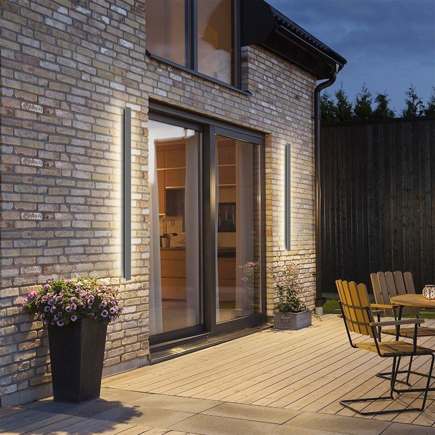 Brilagi - LED vanjsko zidno svjetlo LINEAR 32W/230V 4000K IP65 140 cm antracit CRI 90