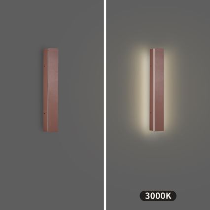 Brilagi - LED vanjsko zidno svjetilo LINEAR LED/8W/230V 3000K IP65 30 cm smeđe CRI 90