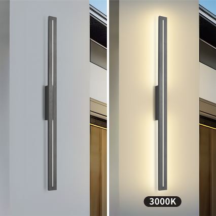 Brilagi - LED vanjsko zidno svjetilo LINEO LED/24W/230V 3000K IP65 100 cm antracit