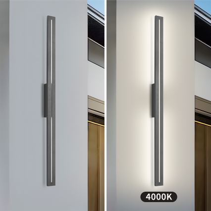 Brilagi - LED vanjsko zidno svjetlo LINEO LED/24W/230V 4000K IP65 100 cm antracit