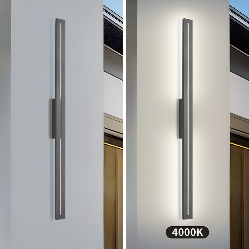 Brilagi - LED vanjsko zidno svjetlo LINEO LED/24W/230V 4000K IP65 100 cm antracit