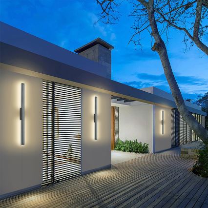 Brilagi - LED vanjsko zidno svjetlo LINEO LED/24W/230V 4000K IP65 100 cm antracit
