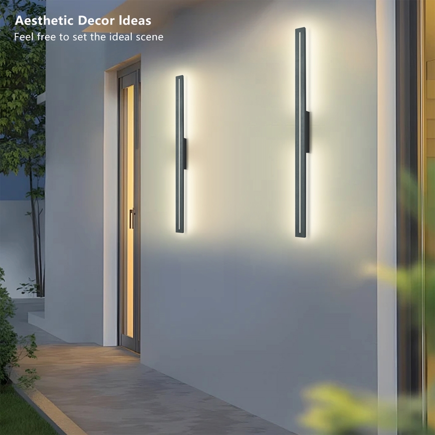 Brilagi - LED vanjsko zidno svjetlo LINEO LED/24W/230V 4000K IP65 100 cm antracit
