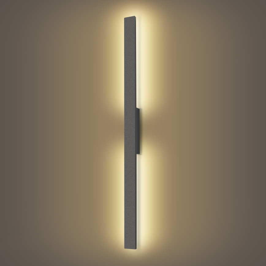 Brilagi - LED vanjsko zidno svjetlo LUNA LED/24W/230V 3000K IP65 100 cm antracit