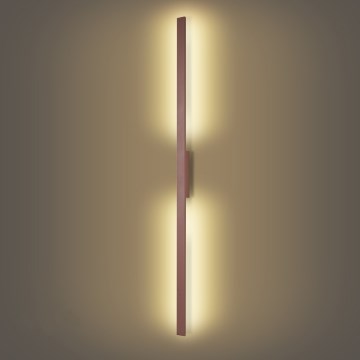 Brilagi - LED vanjsko zidno svjetlo LUNA LED/30W/230V 3000K IP65 150 cm smeđa CRI 90