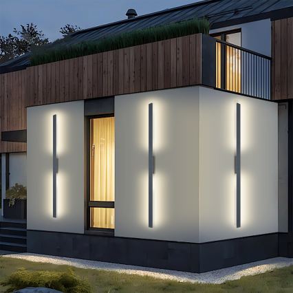 Brilagi - LED vanjsko zidno svjetlo LUNA LED/30W/230V 4000K IP65 150 cm antracit CRI 90