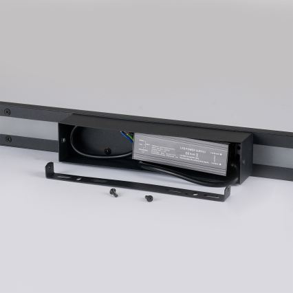 Brilagi - LED vanjska zidna svjetiljka LUNA LED/30W/230V 4000K IP65 150 cm crna CRI 90