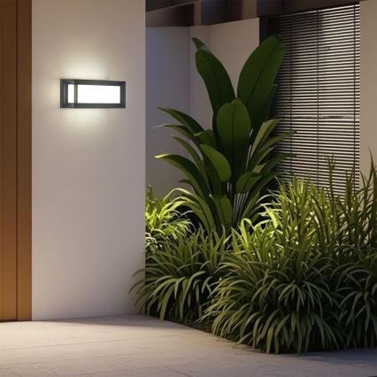 Brilagi - LED vanjsko zidno svjetlo PARKER LED/12W/230V antracit IP44