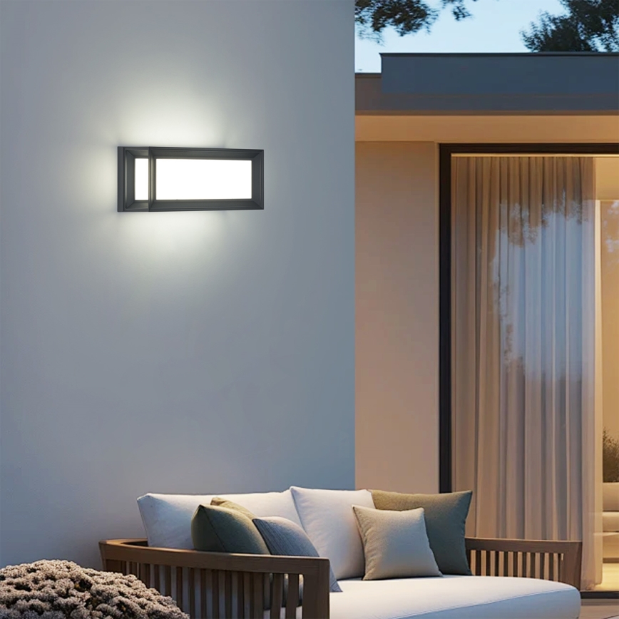 Brilagi - LED vanjsko zidno svjetlo PARKER LED/12W/230V antracit IP44