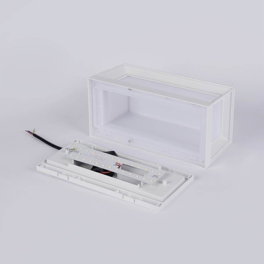 Brilagi - LED vanjsko zidno svjetlo PARKER LED/12W/230V bijela IP44