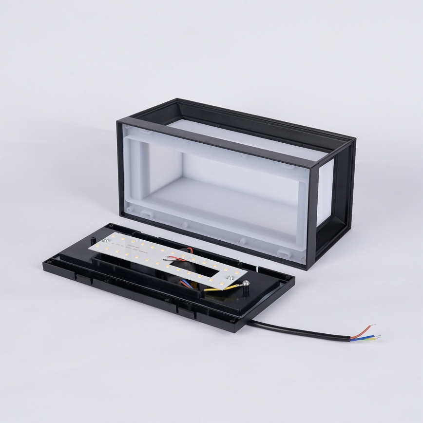 Brilagi - LED vanjsko zidno svjetlo PARKER LED/12W/230V crna IP44
