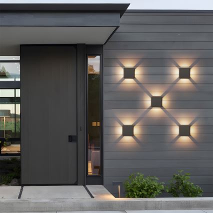 Brilagi - LED vanjsko zidno svjetlo QUADRAY LED/6W/230V antracit IP54