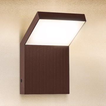 Brilagi - LED vanjsko zidno svjetlo RIANO LED/8W/230V smeđe IP65