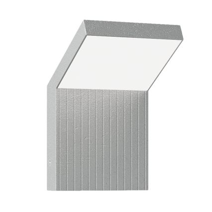 Brilagi - LED vanjsko zidno svjetlo RIANO LED/8W/230V srebrno IP65
