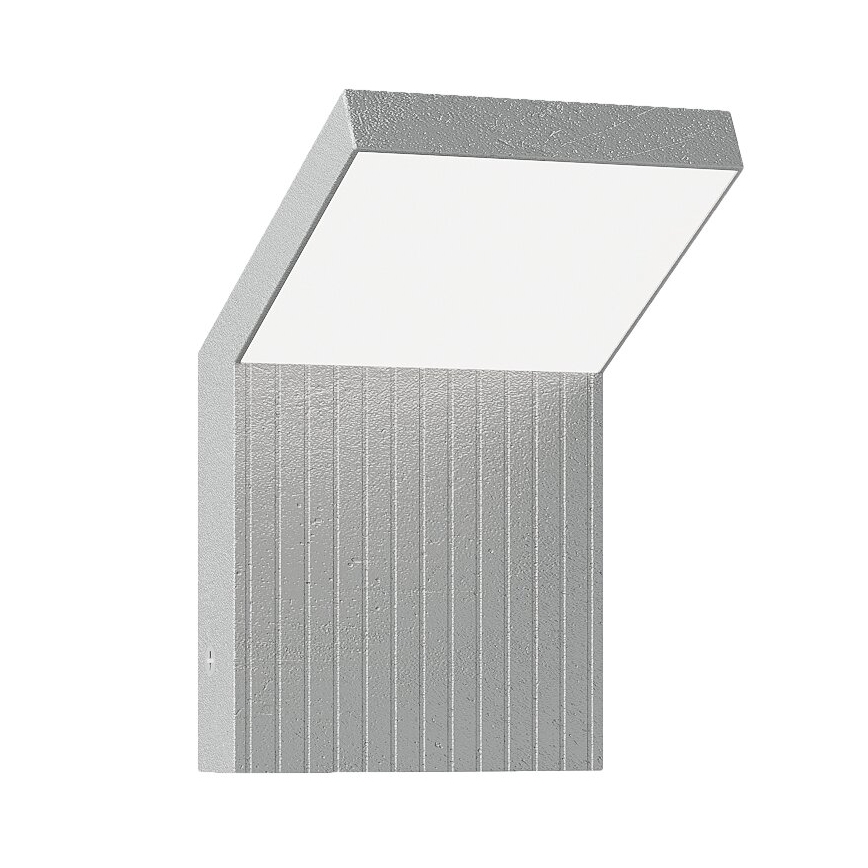 Brilagi - LED vanjsko zidno svjetlo RIANO LED/8W/230V srebrno IP65
