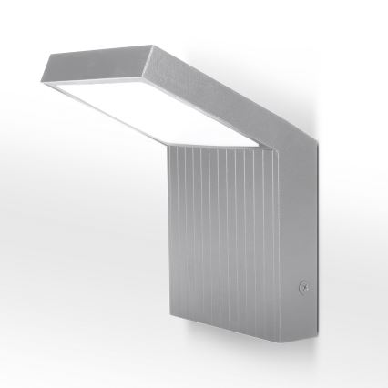 Brilagi - LED vanjsko zidno svjetlo RIANO LED/8W/230V srebrno IP65