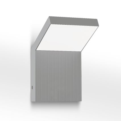Brilagi - LED vanjsko zidno svjetlo RIANO LED/8W/230V srebrno IP65