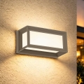Brilagi - LED vanjsko zidno svjetlo s detektorom pokreta PARKER LED/12W/230V siva IP44