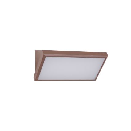 Brilagi - LED vanjsko zidno svjetlo sa senzorom TRIANGLE LED/20W/230V smeđe IP65