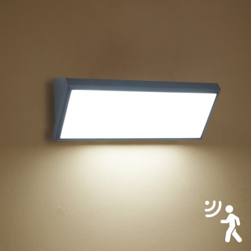 Brilagi - LED vanjsko zidno svjetlo s detektorom pokreta TRIANGLE LED/42W/230V 45 cm antracit IP65