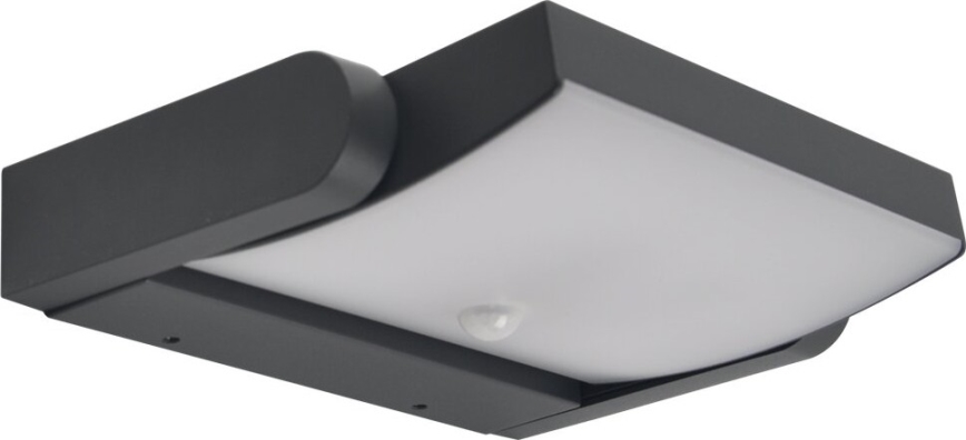 Brilagi - LED vanjsko zidno svjetlo s senzorom ANKLE LED/18W/230V 3000K IP65 antracit