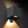 Brilagi - LED vanjsko zidno svjetlo s senzorom CUBE LED/6W/230V antracit IP65