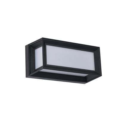 Brilagi - LED vanjsko zidno svjetlo s senzorom PARKER LED/12W/230V crno IP44